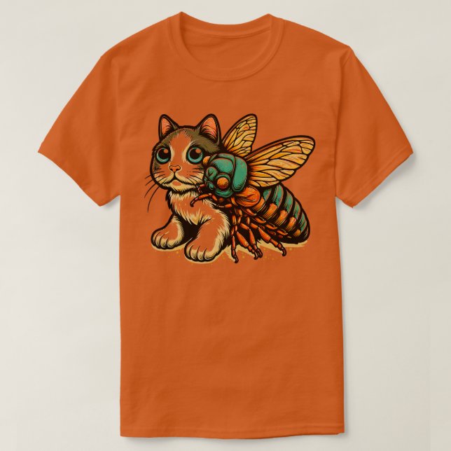 Camiseta Entomologia Cicada Lover Cicada Fest 2024 Broods X (Frente do Design)