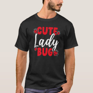 Camiseta Entomologia Façora de Insetos de Ladybug Cute Capt