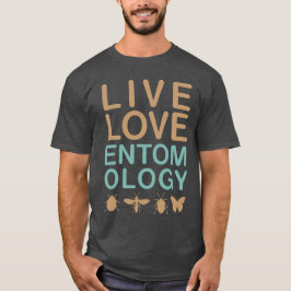 Camiseta Entomologia viva do amor