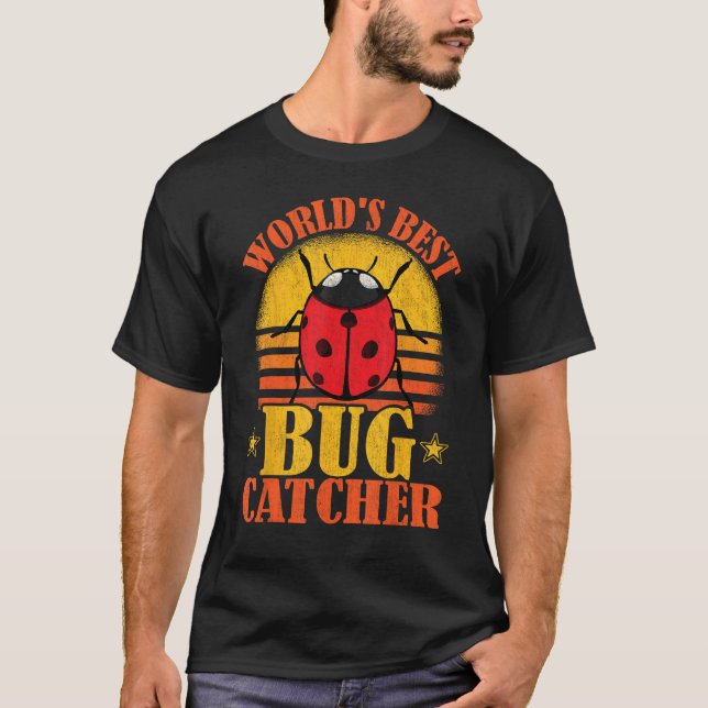 Camiseta Entomologist World s Best Bug Catcher  Ladybug Col (Frente)