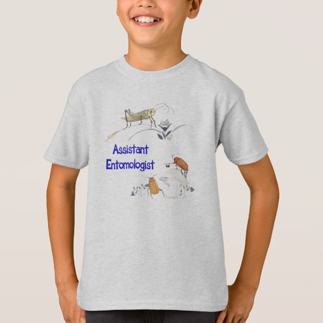 Camiseta Entomologista assistente (Frente)
