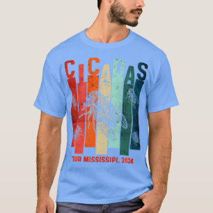 Camiseta Entomologista Cicada Tour Mississípi 2024