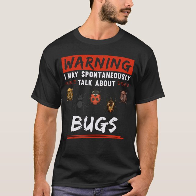 Camiseta Entomologista do Inseto Humor do Coletor de Inseto (Frente)