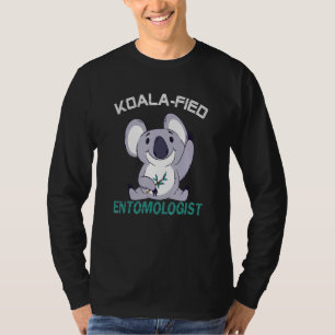 Camiseta Entomologista Insetos Qualificados do Inseto Koala