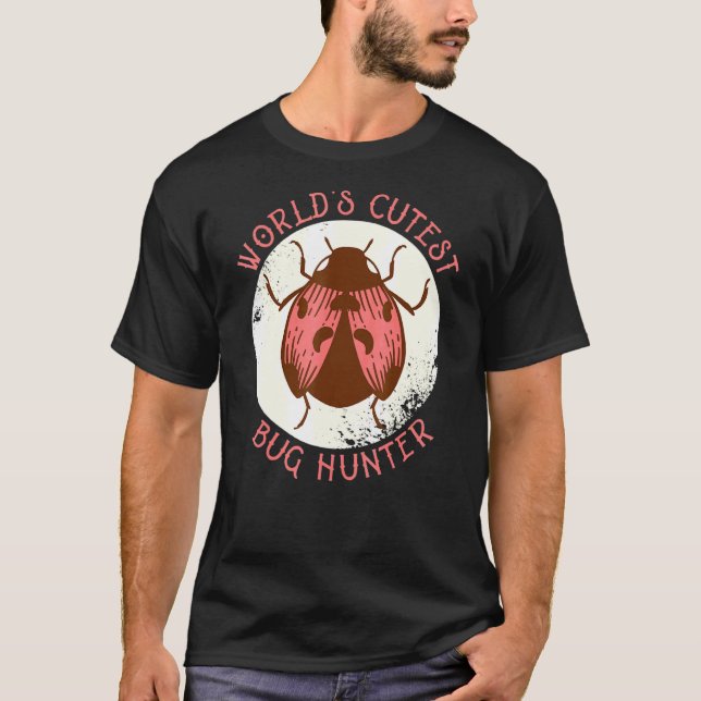 Camiseta Entomologista Profissional Caçador de Insetos do M (Frente)