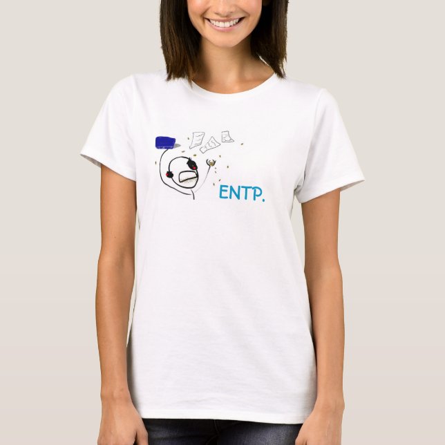 Camiseta ENTP e café (Frente)