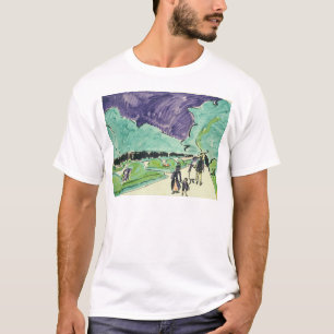 Camiseta Entrada a um grande jardim em Dresden, 1905