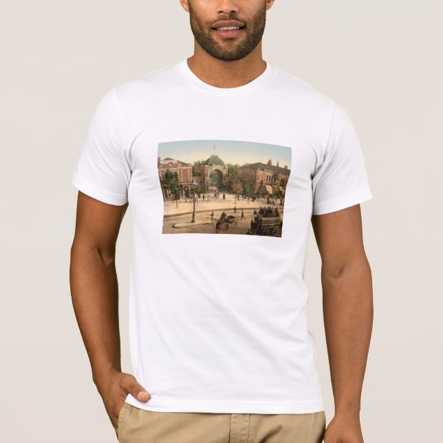 Camiseta Entrada Copenhaga do parque de Tivoli (Frente)