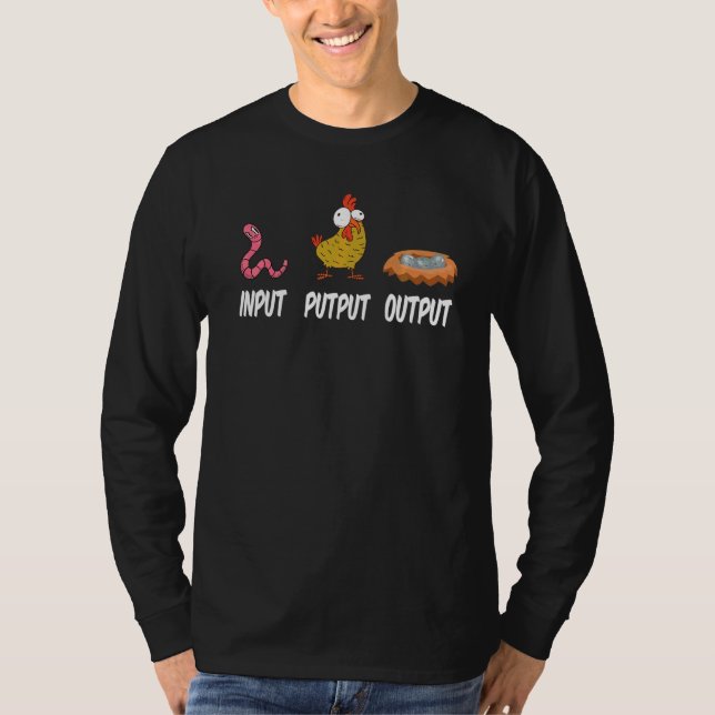 Camiseta Entrada de Saída de Putput I Farmer Worm Farming C (Frente)
