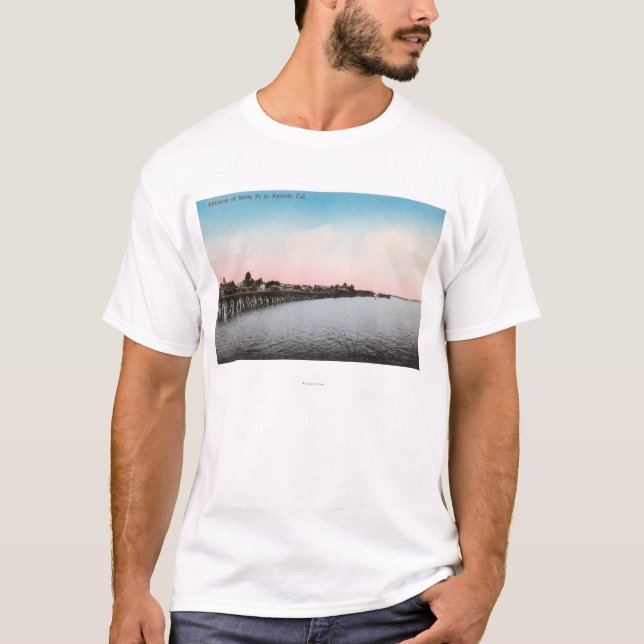 Camiseta Entrada de Santa Fé RailroadAntioch, CA (Frente)