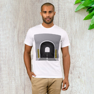 Camiseta Entrada de Túnel Rodoviário com Listras de Alerta