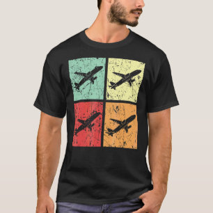 Camiseta Entrada de Voo do Aviador Piloto Aviador de Avião
