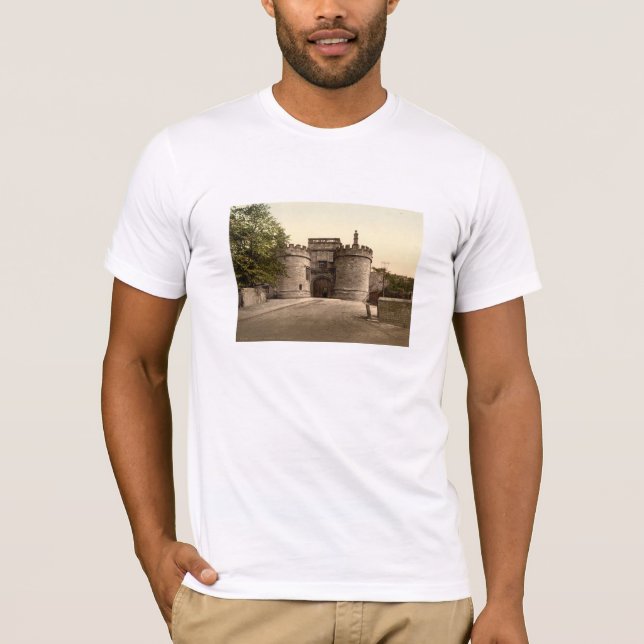 Camiseta Entrada do castelo de Skipton, Yorkshire, (Frente)