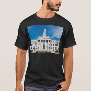 Camiseta Entrada do Edifício da Cidade e do Condado de Denv