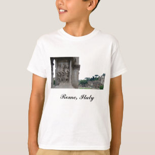 Camiseta Entrada romana de ruínas em Roma Itália
