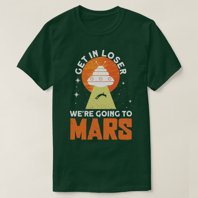 Camiseta Entramos Perdidos Ia Para Mars Mars Planet Sp (Frente do Design)