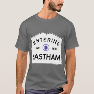 Camiseta Entrando em Eastham Massachusetts Commonwealth de 