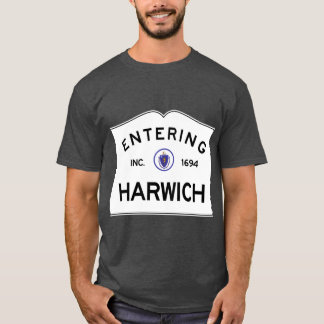 Camiseta Entrando em Harwich Massachusetts Commonwealth de 