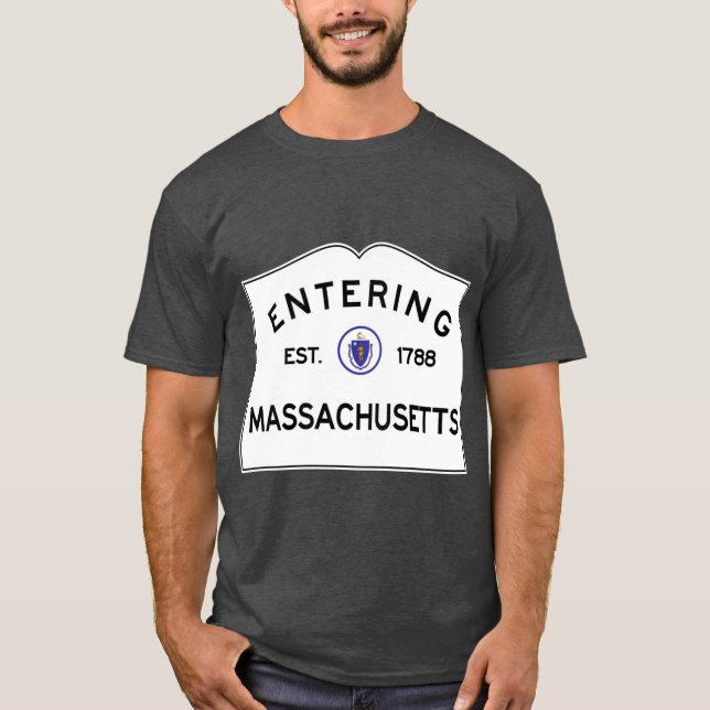 Camiseta Entrando na Comunidade Massachusetts de Massachuse (Frente)