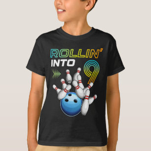 Camiseta Entrando na Festa de Aniversário Retro de Boliche