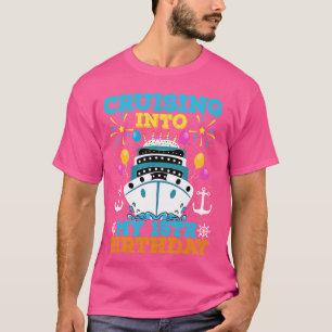 Camiseta Entrando na minha festa de 15 anos com tema de cru