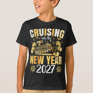 Camiseta Entrando no Ano Novo 2027 Menino
