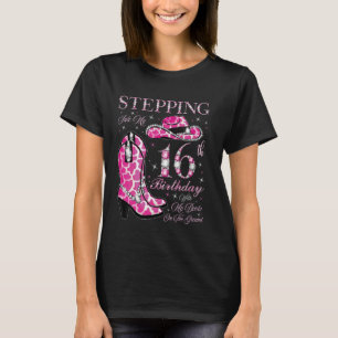 Camiseta Entrando no meu 16º aniversário com meus boots