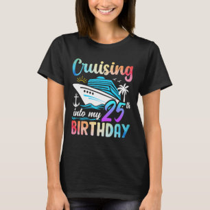 Camiseta Entrando no meu 25º aniversário 25 anos de idade