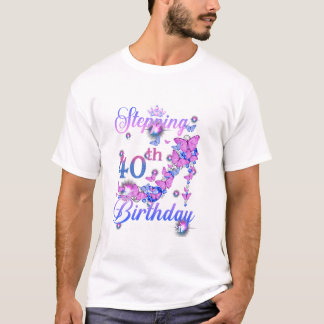 Camiseta Entrando no Meu 40º Aniversário