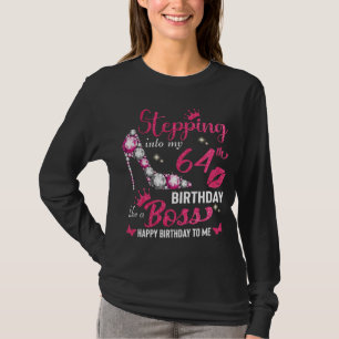 Camiseta Entrando no meu 64º aniversário como um chefe