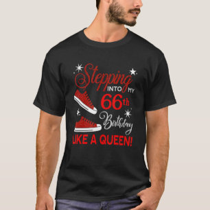 Camiseta Entrando No Meu 66º aniversário Como Um Dia da Rai