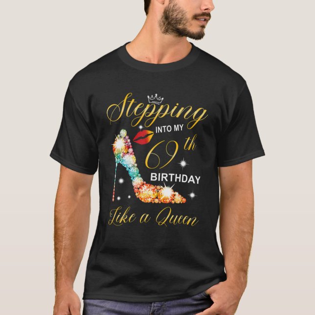 Camiseta Entrando No Meu 69º Aniversário Como Um Chefe (Frente)