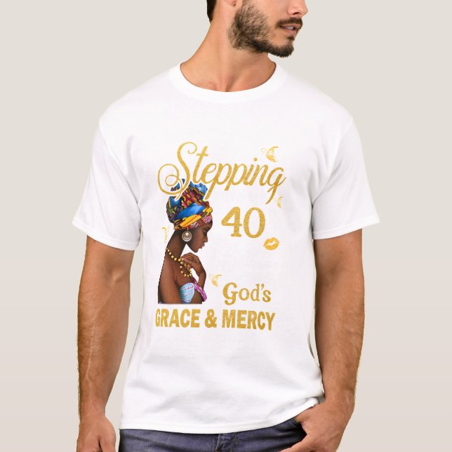 Camiseta Entrando no meu aniversário de 40 anos (Frente)