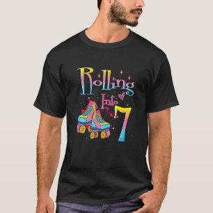 Camiseta Entrando nos 7 anos Vamos Rolar Estou Fazendo 7 An