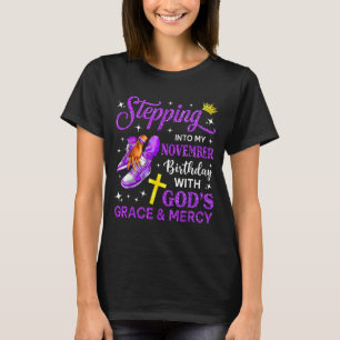 Camiseta Entrando Nos Meus Tênis De Rainha De Aniversário D