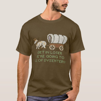 Camiseta entrar em perdedor, morreríamos de disenteria 3