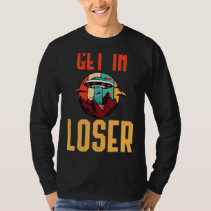 Camiseta Entrar no Univ de Espaços de Alienígena de Redução