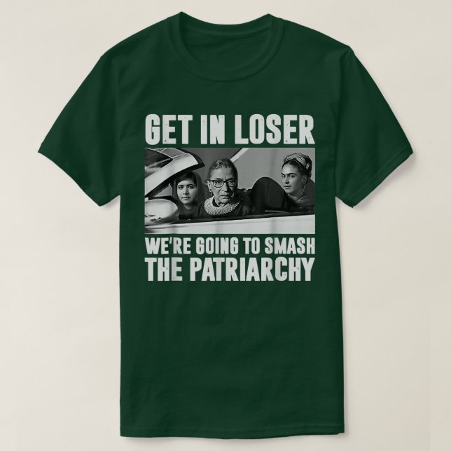 Camiseta Entrar Perdido Ia Esmagar A Patriarquia (Frente do Design)