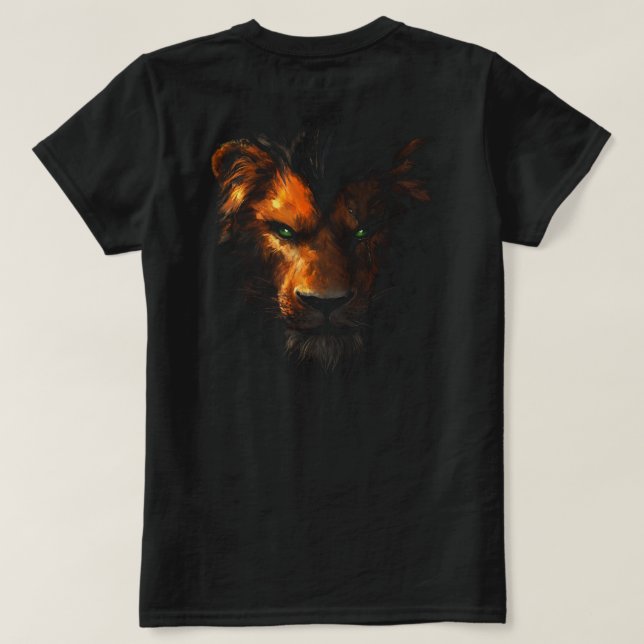 Camiseta Entre Leões (Verso do Design)