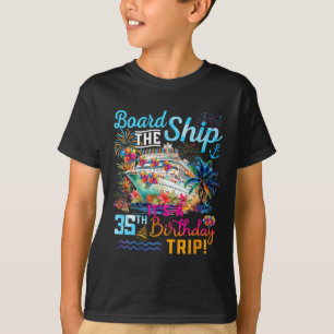 Camiseta Entre No Navio É Uma Viagem De Cruzeiro De Anivers