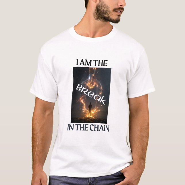 Camiseta Entre no seu poder. Quebre o que tentou quebrar  (Frente)