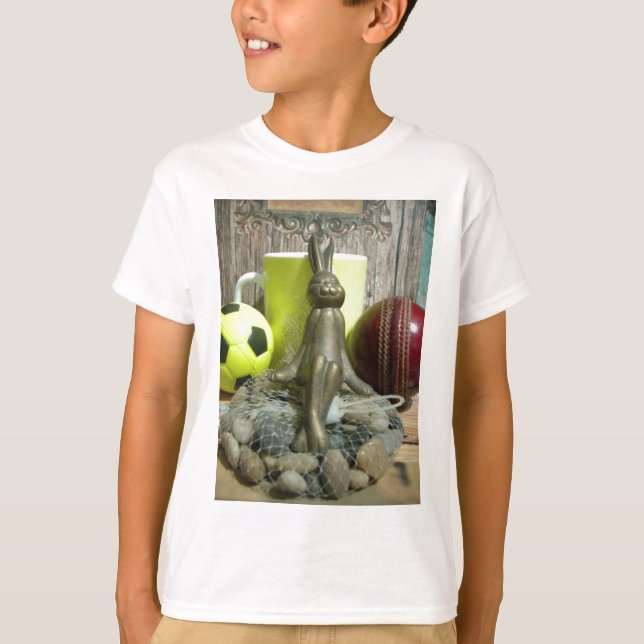 Camiseta Entre o brejo e a gordura: mistura de críquete de  (Frente)