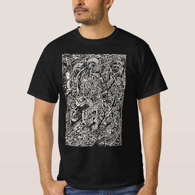 Camiseta Entre, O Microdot Man T-Shirt (Frente)