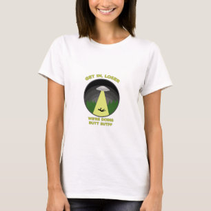 Camiseta Entre, Perdedor. Estamos fazendo coisas de Bumbum