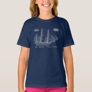 Camiseta Entrega Alta do HMS Beagle - ABD do Plano de Entre