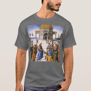 Camiseta Entrega da Pintura das Chaves de Perugino