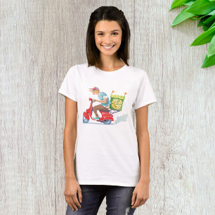 Camiseta Entrega de Pizza Moped