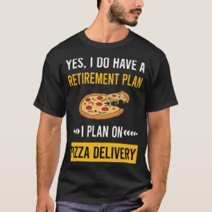 Camiseta Entrega de Pizza na Aposentadoria