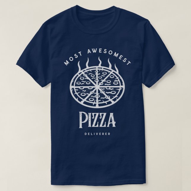 Camiseta Entrega De Pizzaria (Frente do Design)