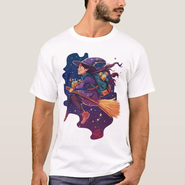 Camiseta Entrega de Poção de Bruxa (Frente)